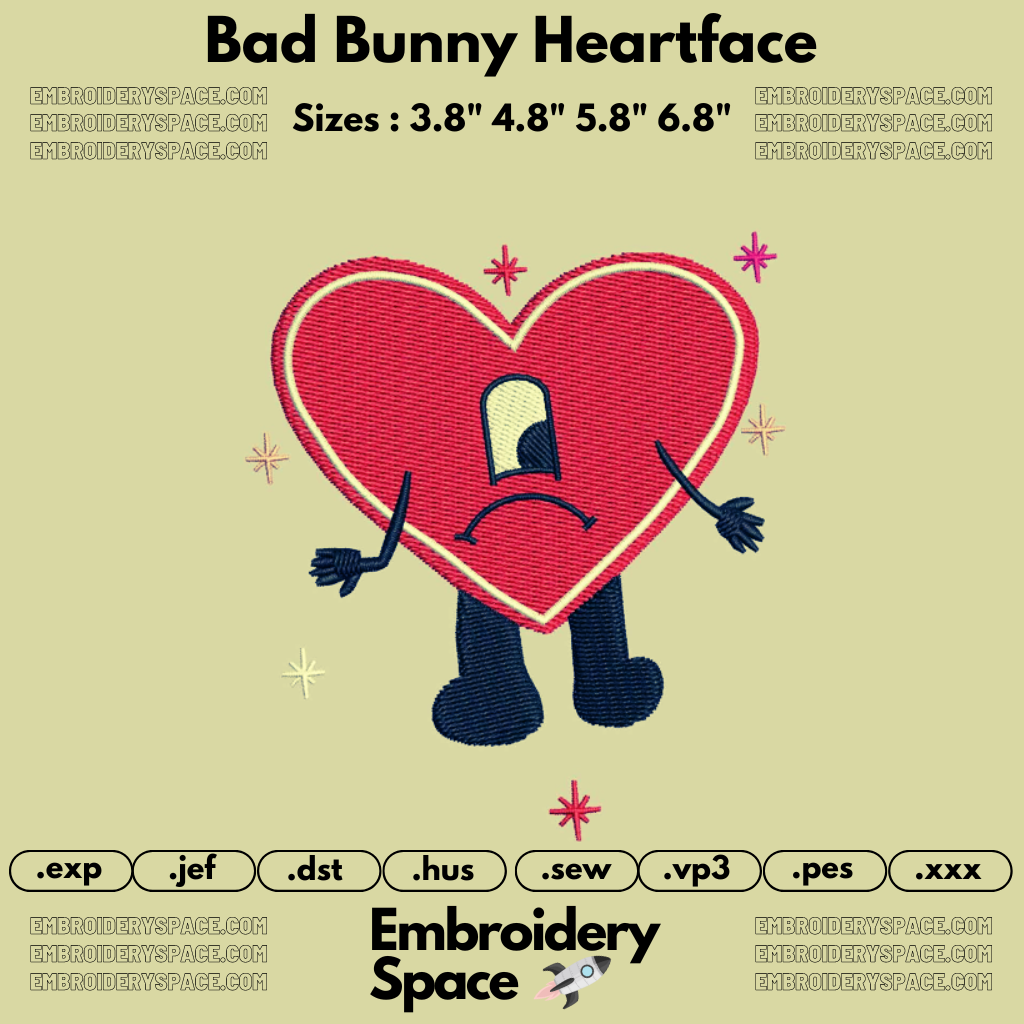 Bad Bunny Heartface