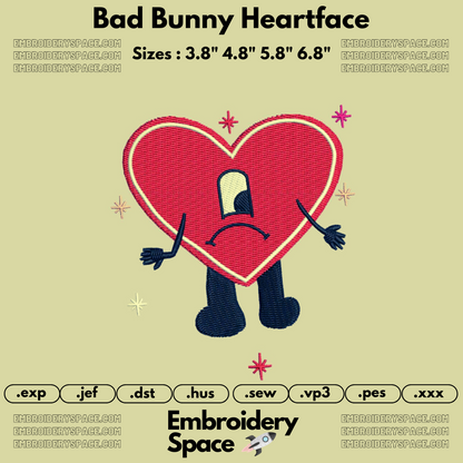 Bad Bunny Heartface