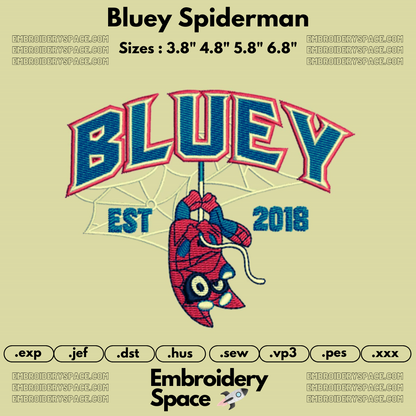 Bluey Spiderman