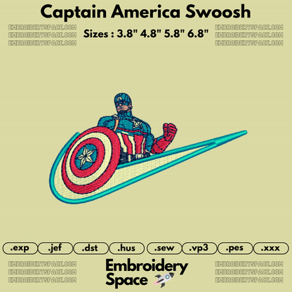 Captain America Swoosh