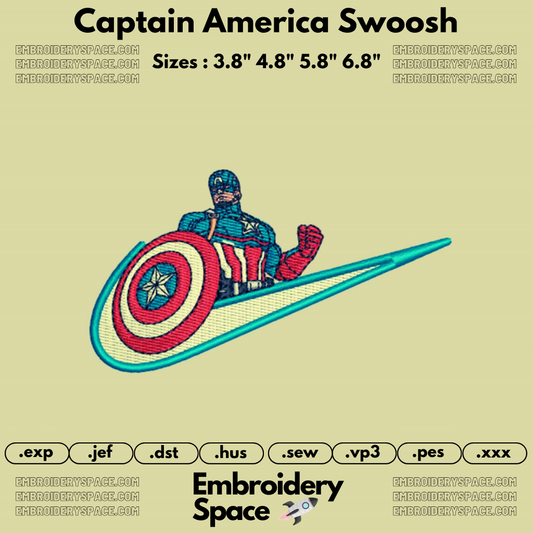 Captain America Swoosh