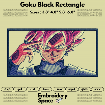 Goku Black Rectangle