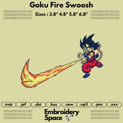 Goku Fire Swoosh