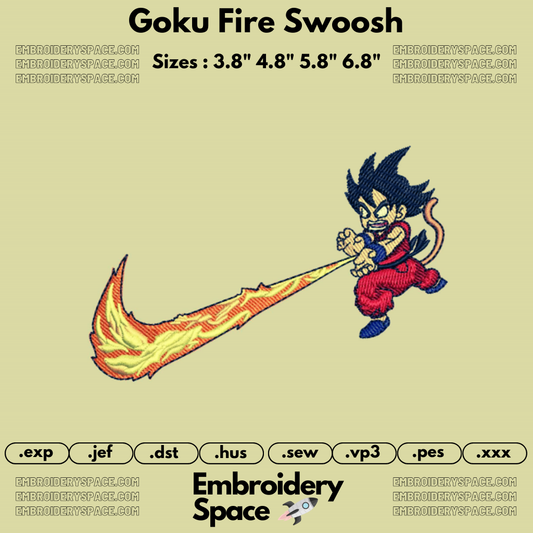 Goku Fire Swoosh