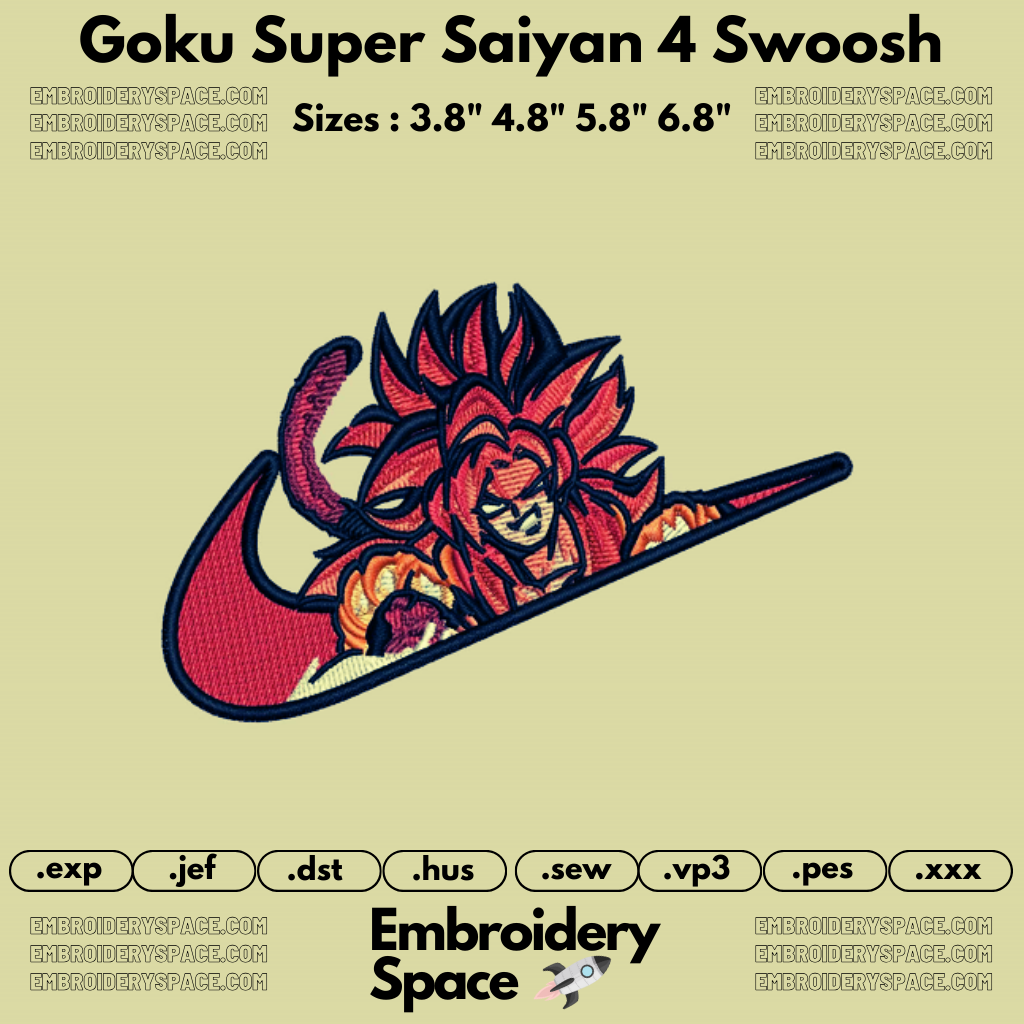 Goku Super Saiyan 4 Swoosh