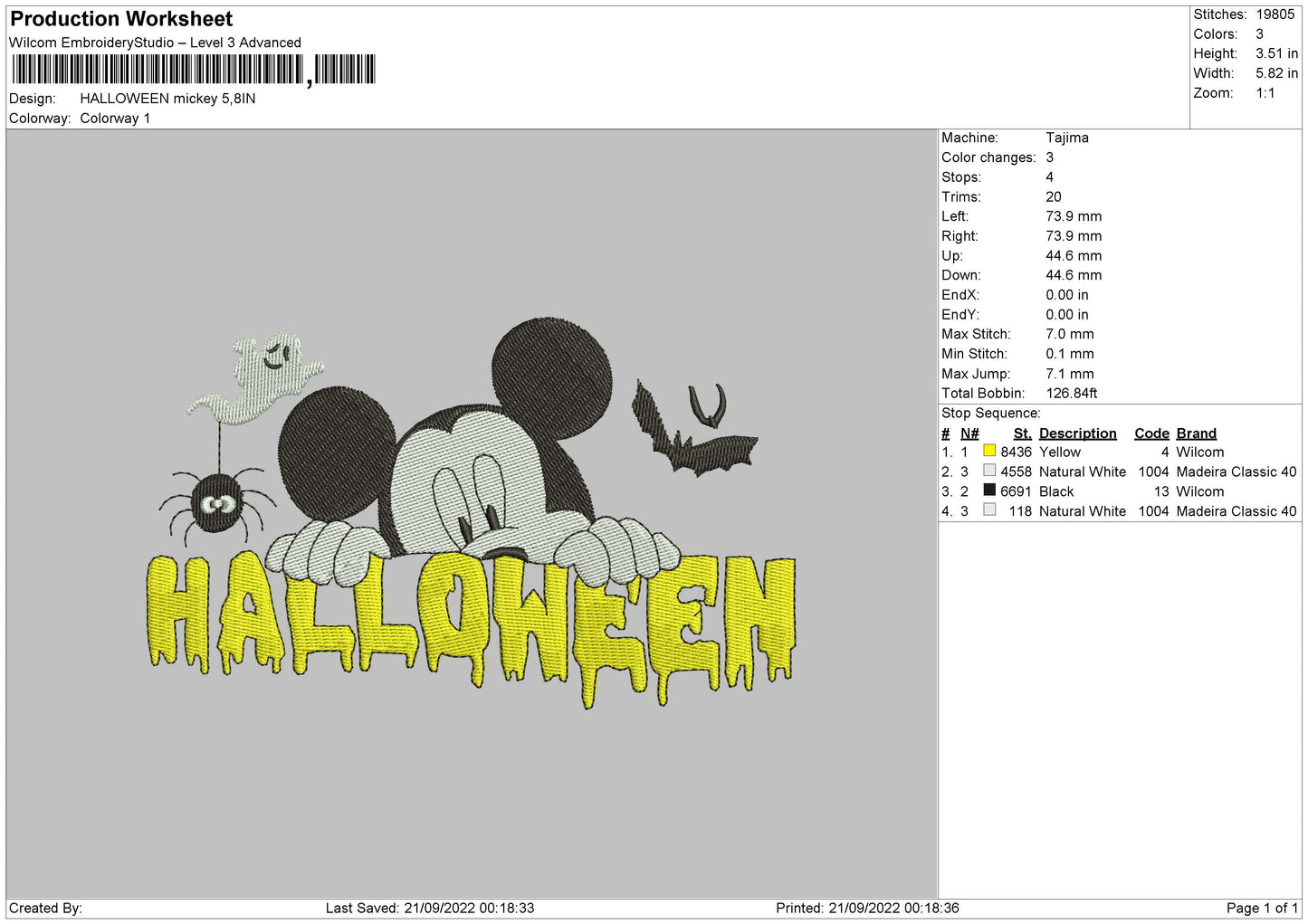 Halloween Mickey