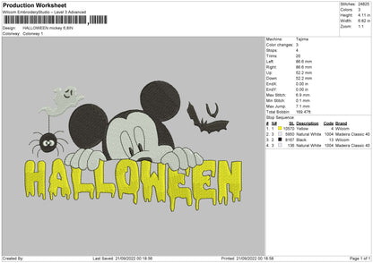 Halloween Mickey