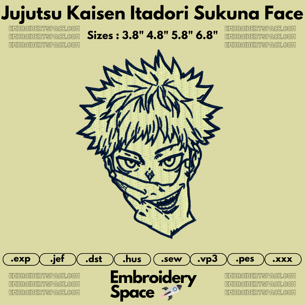 Jujutsu Kaisen Itadori Sukuna Face