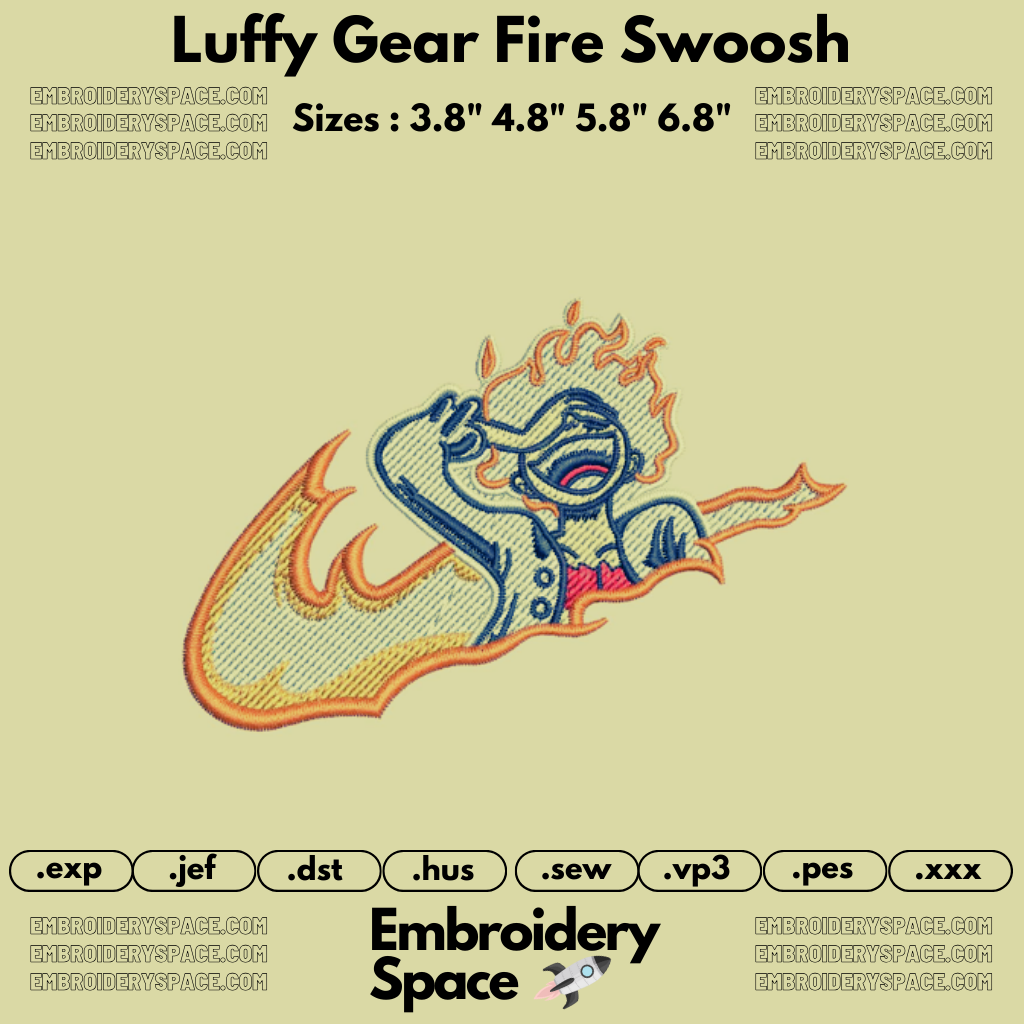 Luffy Gear Fire Swoosh