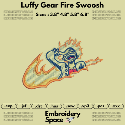 Luffy Gear Fire Swoosh