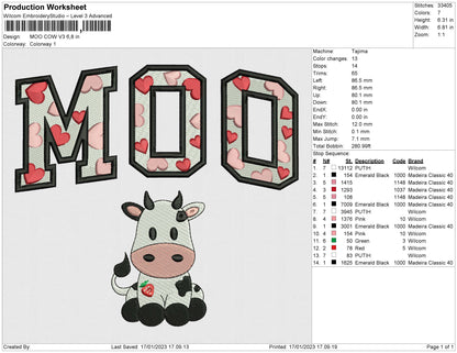 Moo Cow Pink