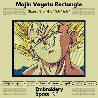 Majin Vegeta Rectangle