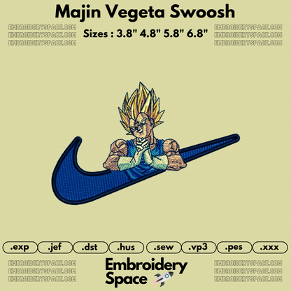 Majin Vegeta Swoosh