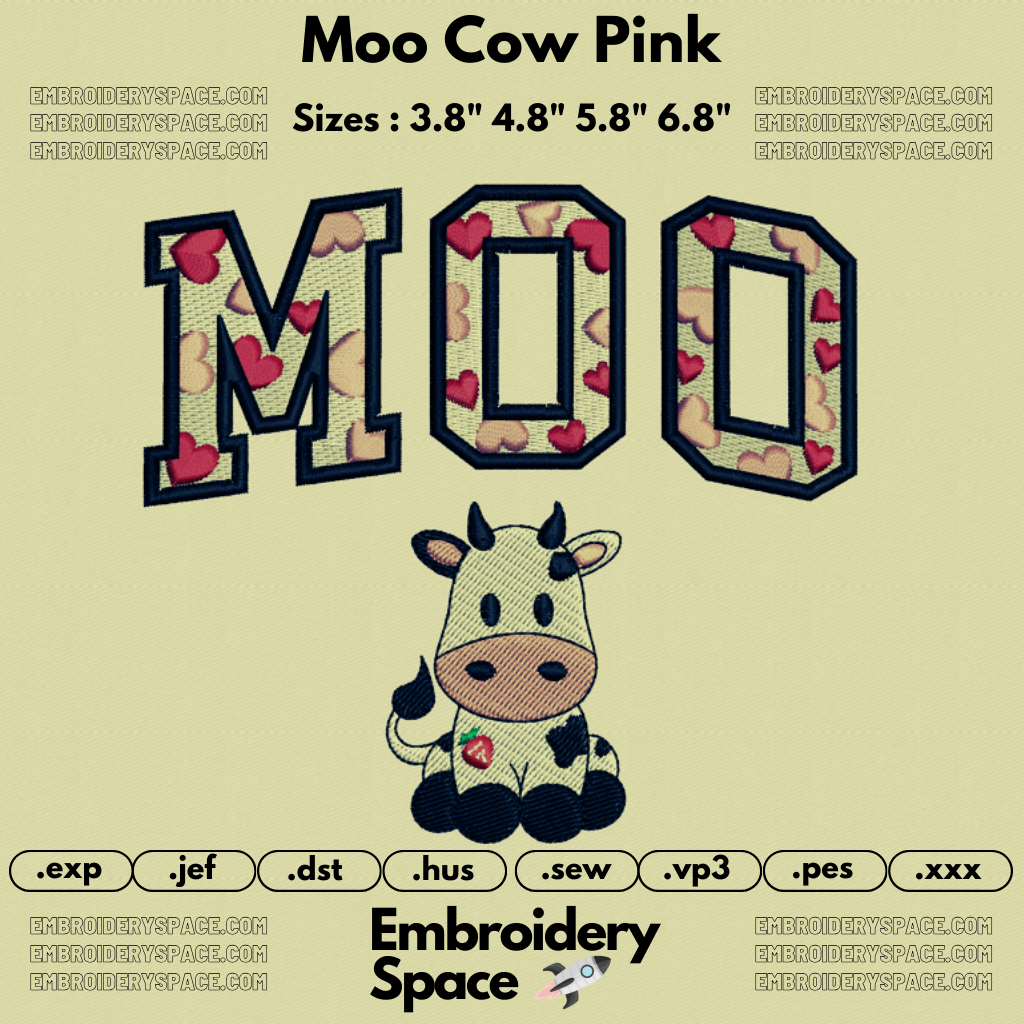 Moo Cow Pink