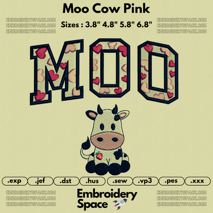 Moo Cow Pink