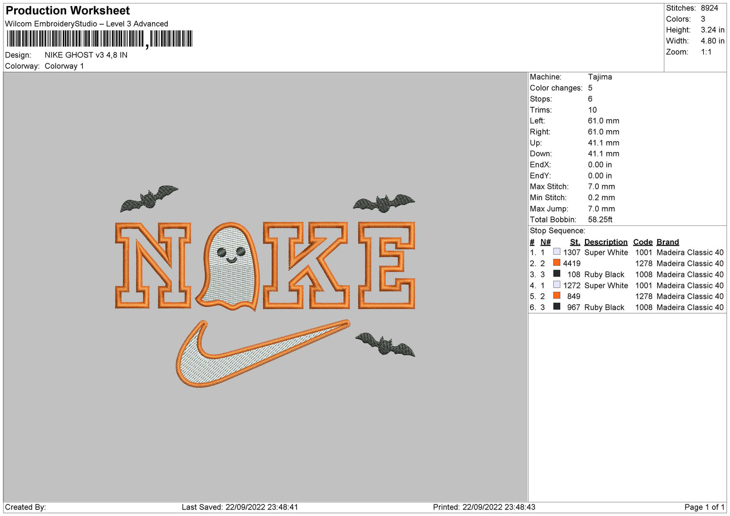 Nike Ghost Halloween