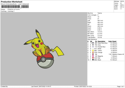 Pikachu Pokeball