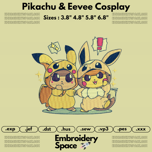 Pikachu & Eevee Cosplay