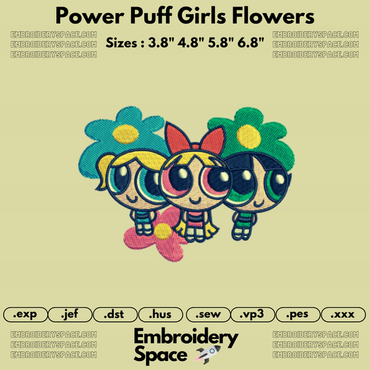 Power Puff Girls Flowers