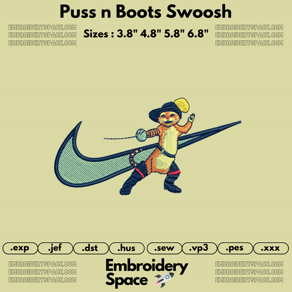 Puss n Boots Swoosh