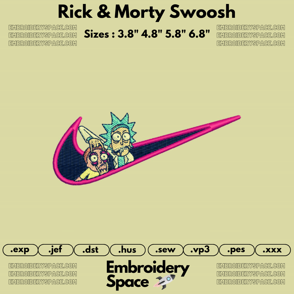 Rick & Morty Swoosh