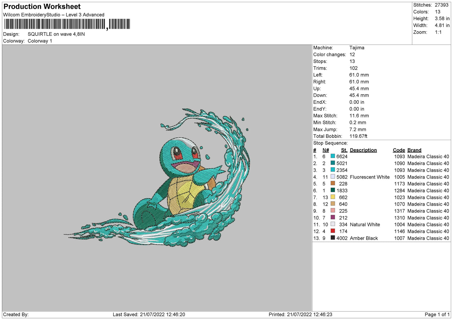 Squirtle Wave