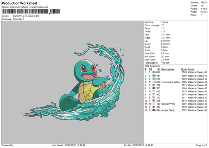 Squirtle Wave