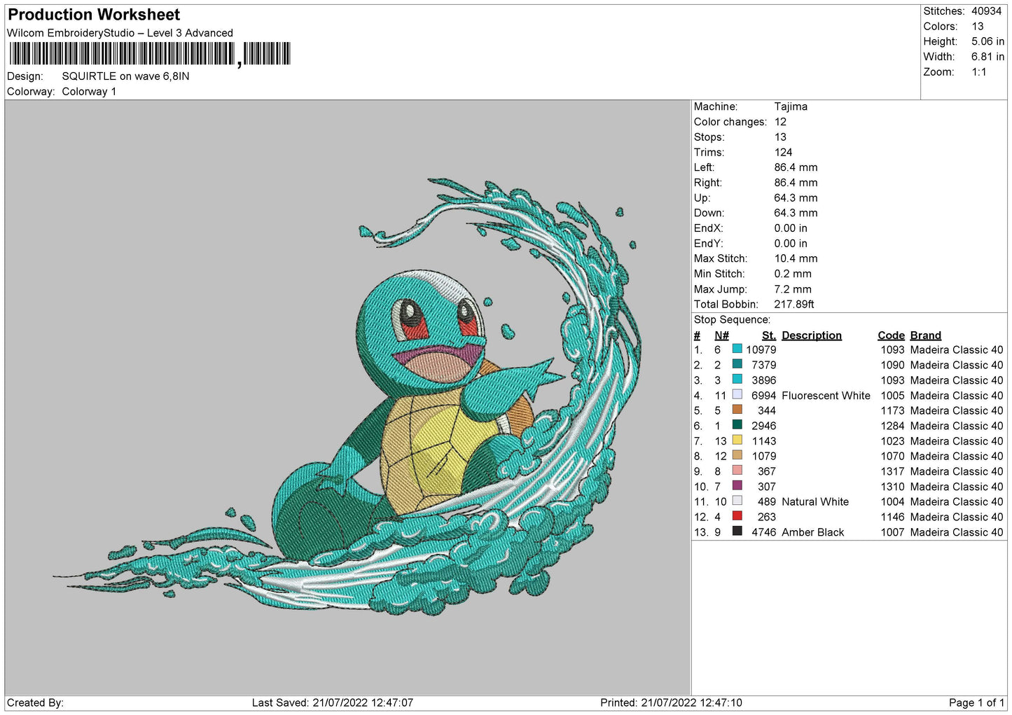 Squirtle Wave