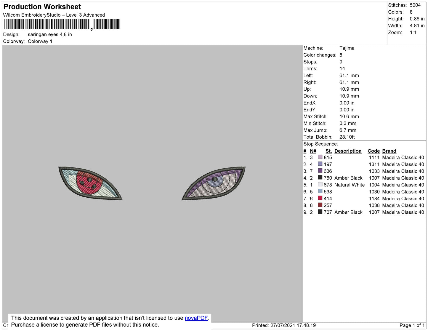 Sharingan Eyes Naruto