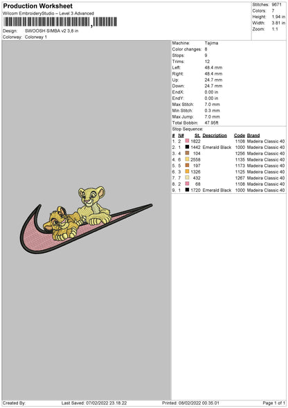 Simba Swoosh 2