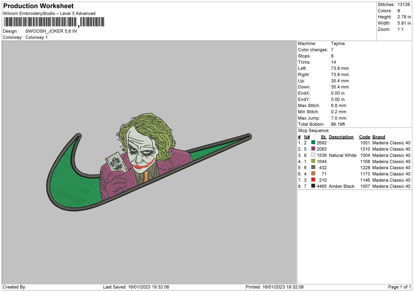 Joker Swoosh