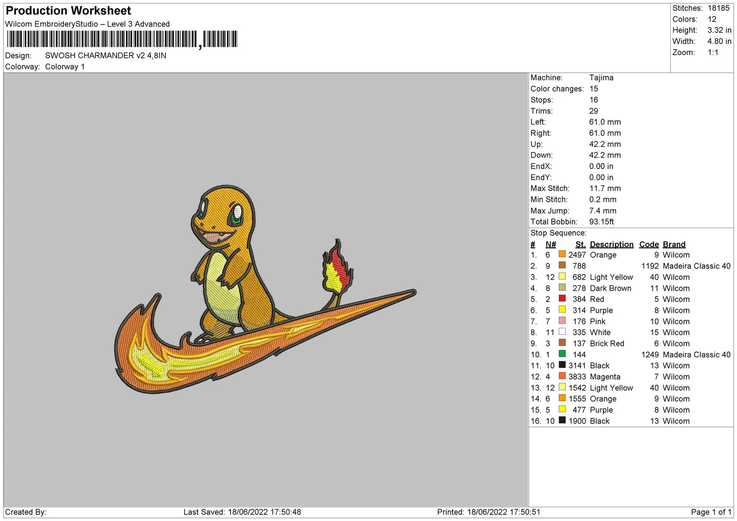 Charmander Swoosh