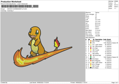 Charmander Swoosh