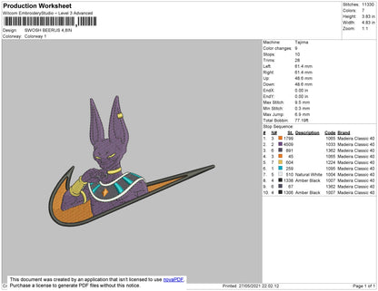 Beerus Swoosh