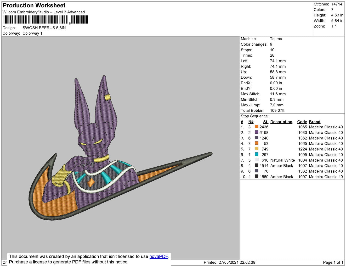 Beerus Swoosh