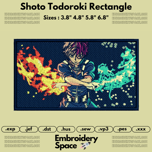 Shoto Todoroki Rectangle