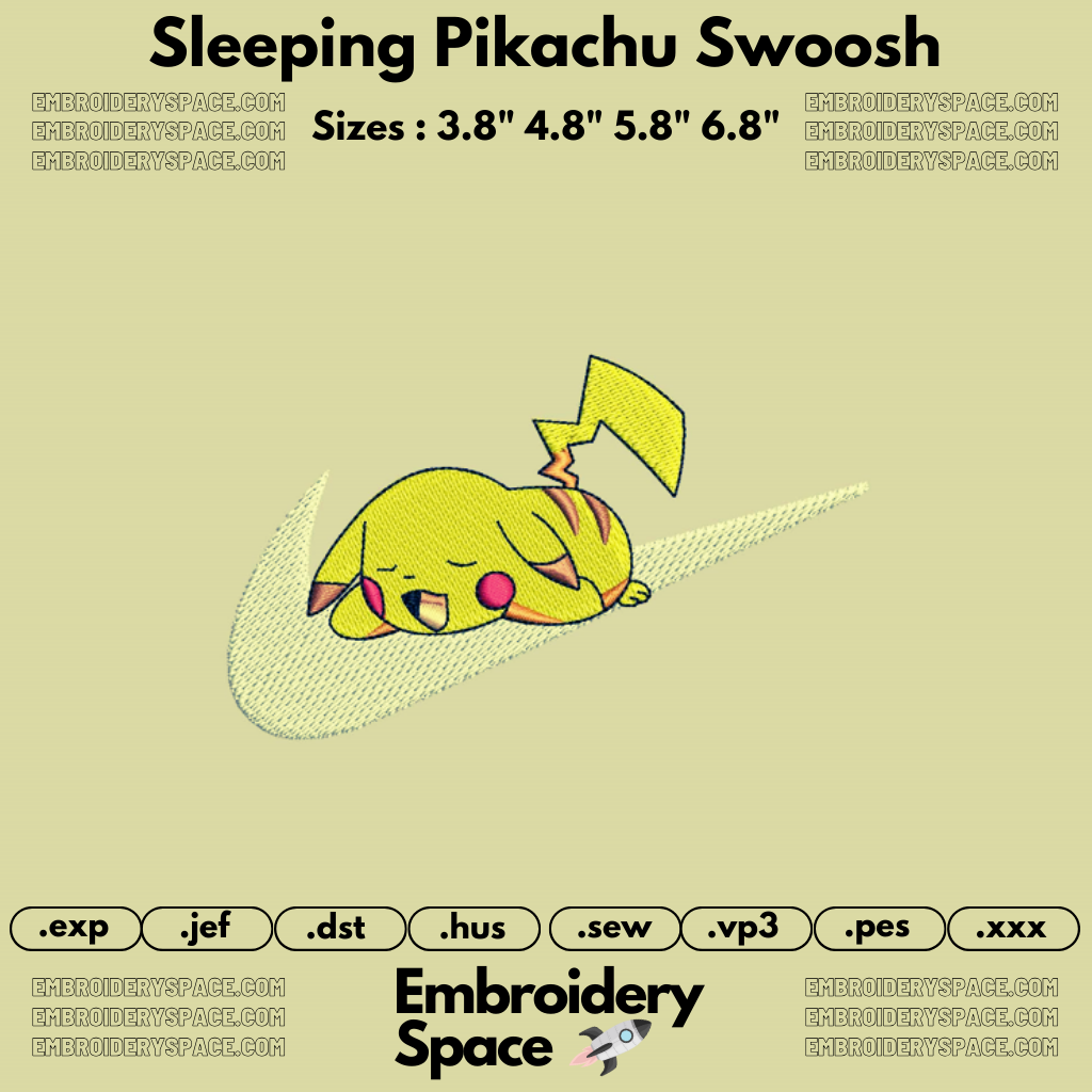 Sleeping Pikachu Swoosh