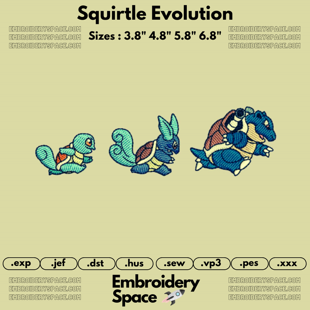 Squirtle Evolution