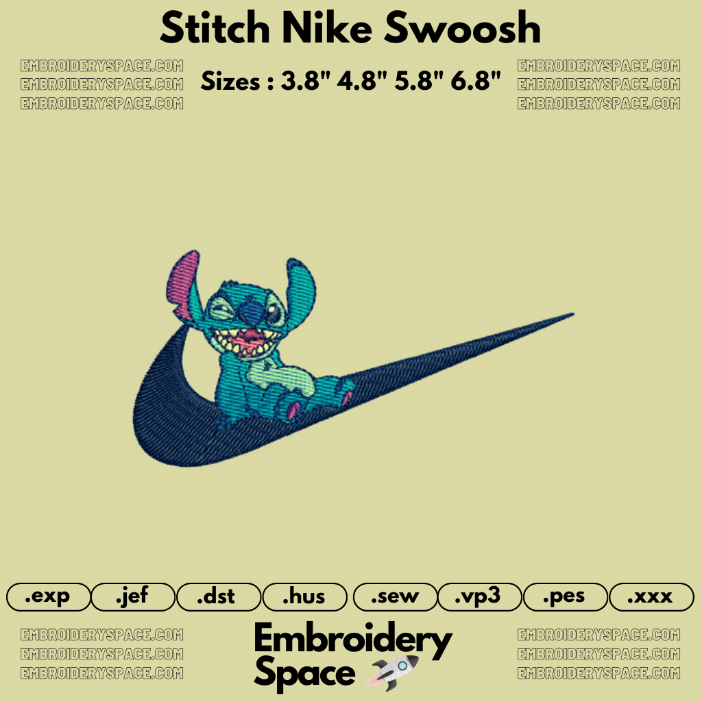 Stitch Nike Swoosh