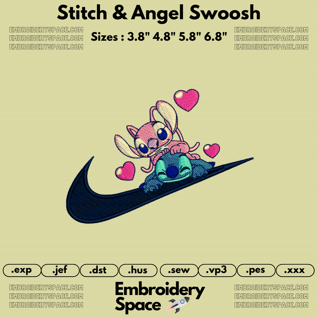 Stitch & Angel Swoosh