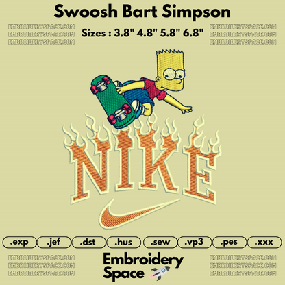 Swoosh Bart Simpson