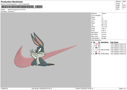 Bugs Bunny Swoosh