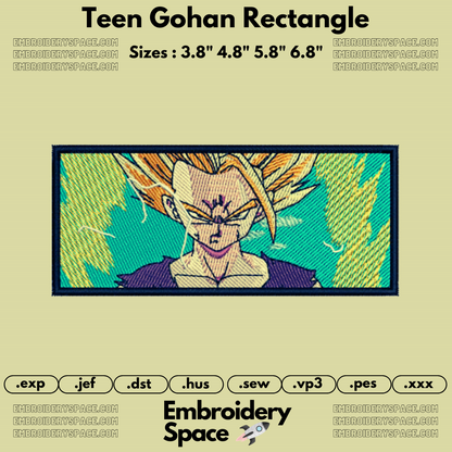 Teen Gohan Rectangle