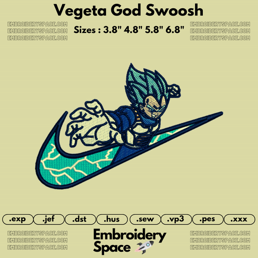 Vegeta God Swoosh