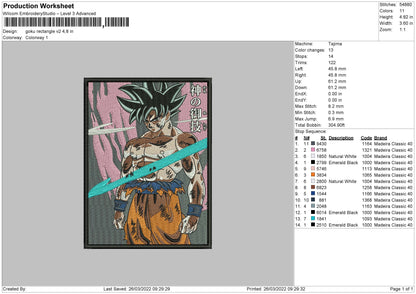Goku Rectangle