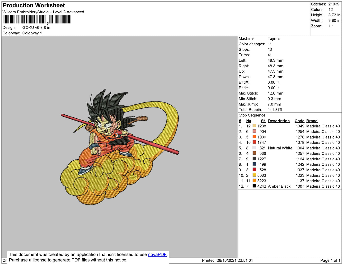 Goku Flying Nimbus