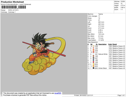 Goku Flying Nimbus