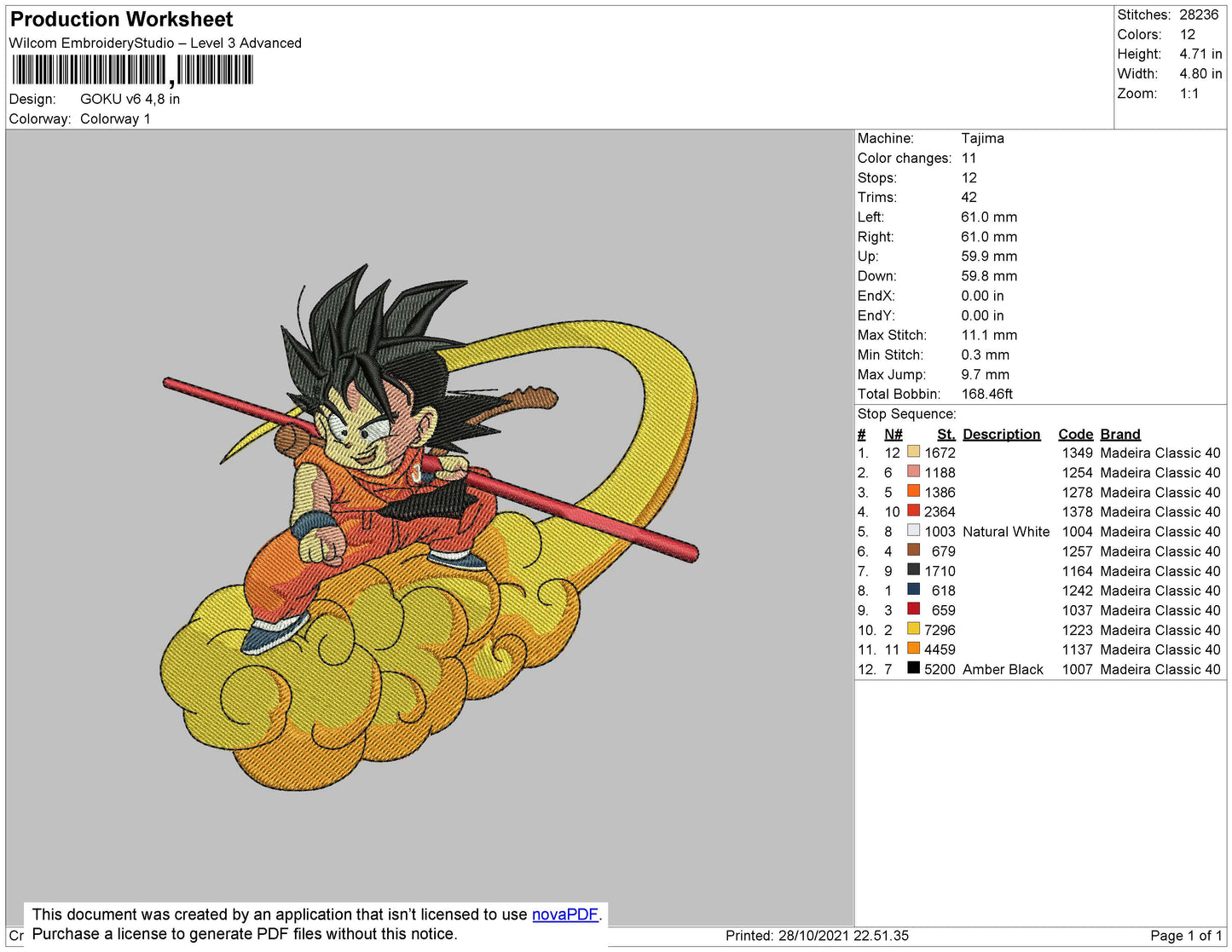 Goku Flying Nimbus