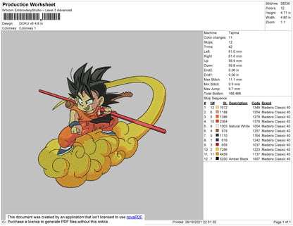 Goku Flying Nimbus