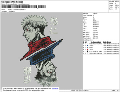 Jujutsu Kaisen Itadori Sukuna Mirror